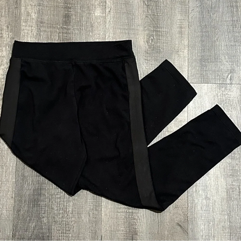 💞 Little Girls Size 8 Black Knit Leggings
